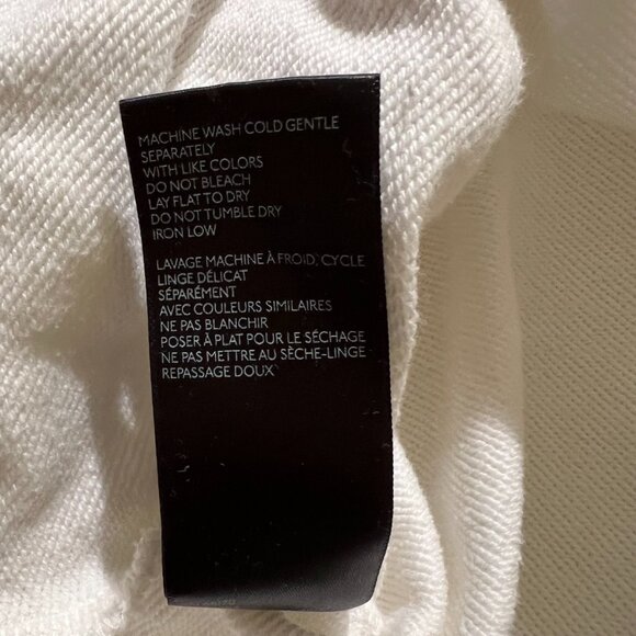 I.AM.GIA. White/Gray Cropped Reflective Stripe Hoodie Size M - Picture 8 of 8